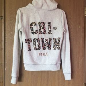 LOVE PINK CHICAGO zip up